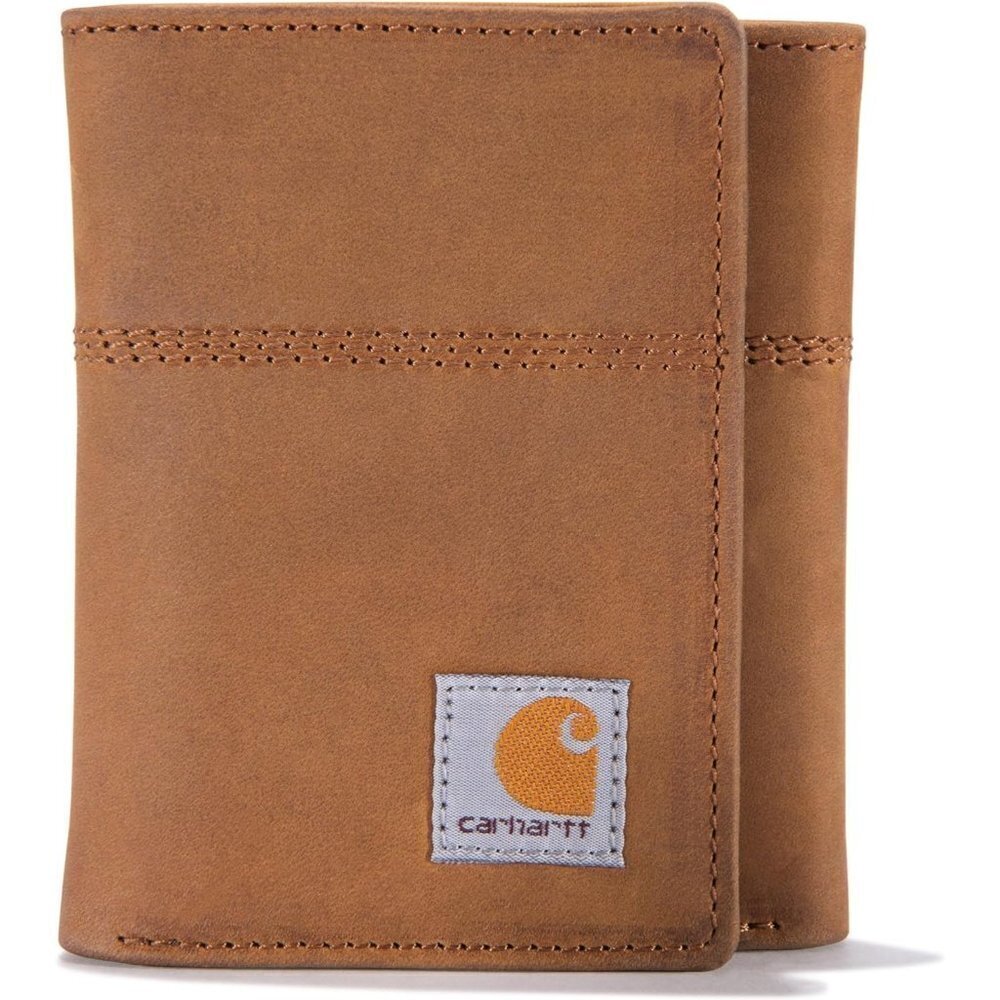 Men's Carhartt Brown Casual Saddle Leather Wallets